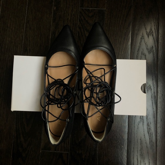 Aldo Black Alize Lace Flats - Picture 5 of 7